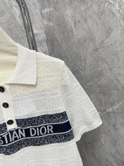 Dior 25 Polo Shirt Tencel with Wool 232755