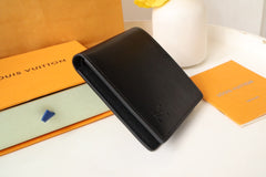 LV 25S SLENDER WALLET 11 IN BLACK EPI CALFSKIN