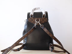 LV 25S MONTSOURIS VIBE 35 IN BLACK LAMBSKIN SILVER HARDWARE