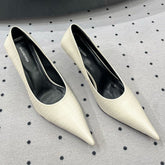CLASSIC PUMPS 65MM IN CREAM LIZARD PATTERN CALFSKIN
