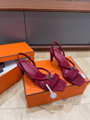 GLAMOUR 75 SANDAL MULBERRY SUEDE