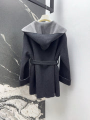 MAX MARA 25S HOODED MID-LENGTH COAT 161