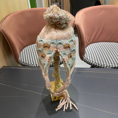 KNITTED WOOL HAT COLORFUL 425767