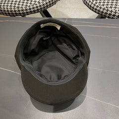 BAKER BOY HAT IN BLACK COTTON 429850