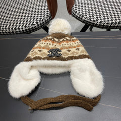 PLUSH WINTER HAT COLORFUL 431204