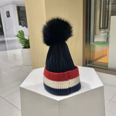 BEANIE HAT IN COLORFUL WOOL 434725