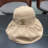 CELINE 25S BUCKET HAT 734982 IN BEIGE