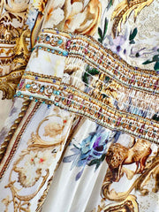 V-NECK MAXI DRESS 266476