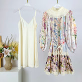 ZIMMERMANN OFF-SHOULDER LACE MINI DRESS 270351