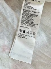 SHORT-SLEEVE V-NECK FLORAL PRINT DRESS 266380