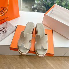 EZE 65 SANDAL CREAM SUEDE