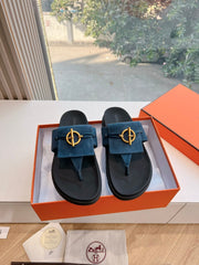 JOYCE SANDAL IN NAVY BLUE SUEDE