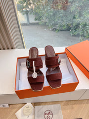 KUTE 60 SANDAL IN CHESTNUT BROWN SUEDE