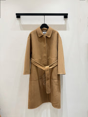HERMES 25S LONG CASHMERE COAT 155