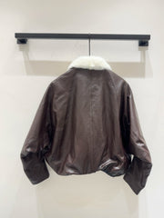 MAX MARA 25S SHORT SHEARLING COAT 169