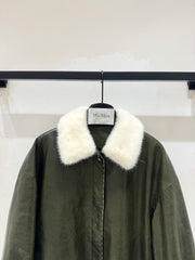 MAX MARA 25S SHEEPSKIN AND MINK FUR COAT 153