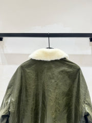 MAX MARA 25S SHEEPSKIN AND MINK FUR COAT 153