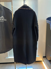 HERMES 25S DESIGNER CASHMERE COAT 180