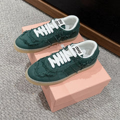 Dexun Sneaker Dark Green Canvas