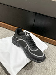 CLASSIC TRAINER IN BLACK FABRIC