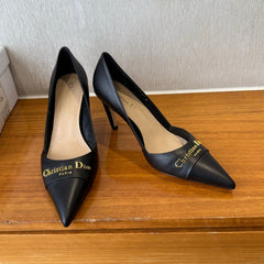 MY DD 25S HIGH HEEL 80MM IN BLACK CALFSKIN