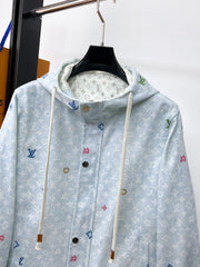 LV BUE PASTEL MONOGRAM DENIM JACKET 239527