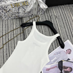 Dior 25C Tank Top White 228435