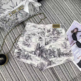 Dior 25C Short Toile de Jouy Scotland Pattern 228386