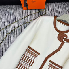 HERMES 25S KNITTED JACKET 052