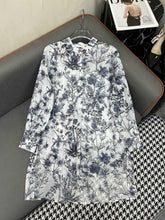 DIOR SHIRT DRESS WITH STAND COLLAR 198035