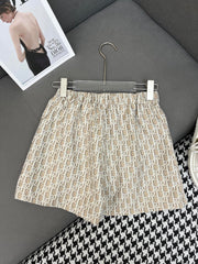 DIOR WRAP-FRONT SHORTS 228595