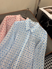 LONG SLEEVE SHIRT MONOPOLY PRINT FABRIC POLYESTER 266695