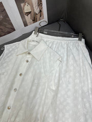 LAPEL VEST JACQUARD MONOPOLY WHITE 266718