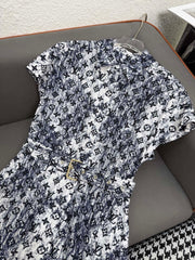 LV DRESS WITH BELT 269102