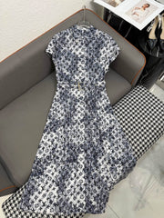 LV DRESS WITH BELT 269102