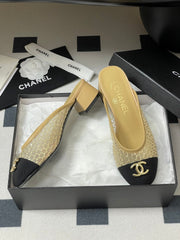 BUBBLE 30 MM IN BLACK FABRIC AND BEIGE MESH