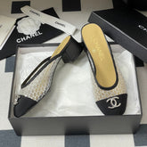 BUBBLE 30 MM IN BLACK FABRIC AND WHITE MESH