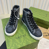GG Tennis 1977 High Top Sneaker Black Grey Caro