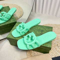 GG Rubber Slide Blue Cadet