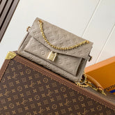 ANYTIME FLAP BAG 30 IN GRAY MONOGRAM CALFSKIN