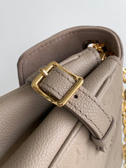 ANYTIME FLAP BAG 30 IN GRAY MONOGRAM CALFSKIN