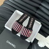 Sheepskins Knit Slippers Black Pink