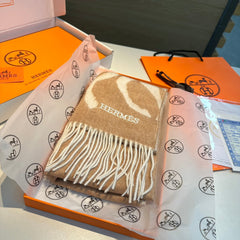 CASAQUE PORTE-CLEFS MUFFLER 180 CM TAN BROWN CASHMERE