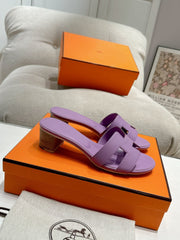 0ASIS SANDAL PURPLE CALFSKIN CLASSIC