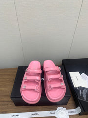 DAD SANDAL IN LIGHT PINK LAMBSKIN MULE