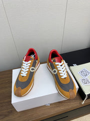 LW FLOW RUNNER SNEAKER BRONZE-ANCHOR SUEDE