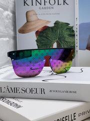 WAIMEA SUNGLASSES 581361 IN MULTICOLOR ACETATE MONOGRAM ON LENS