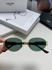 TRIOMPHE SUNGLASSES 548596 IN METAL BLACK LENSES
