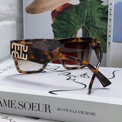 RUNWAY SQUARE SUNGLASSES 513009 IN HAVANA ACETATE