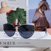 LOGO SUNGLASSES 513013 IN BLACK ACETATE